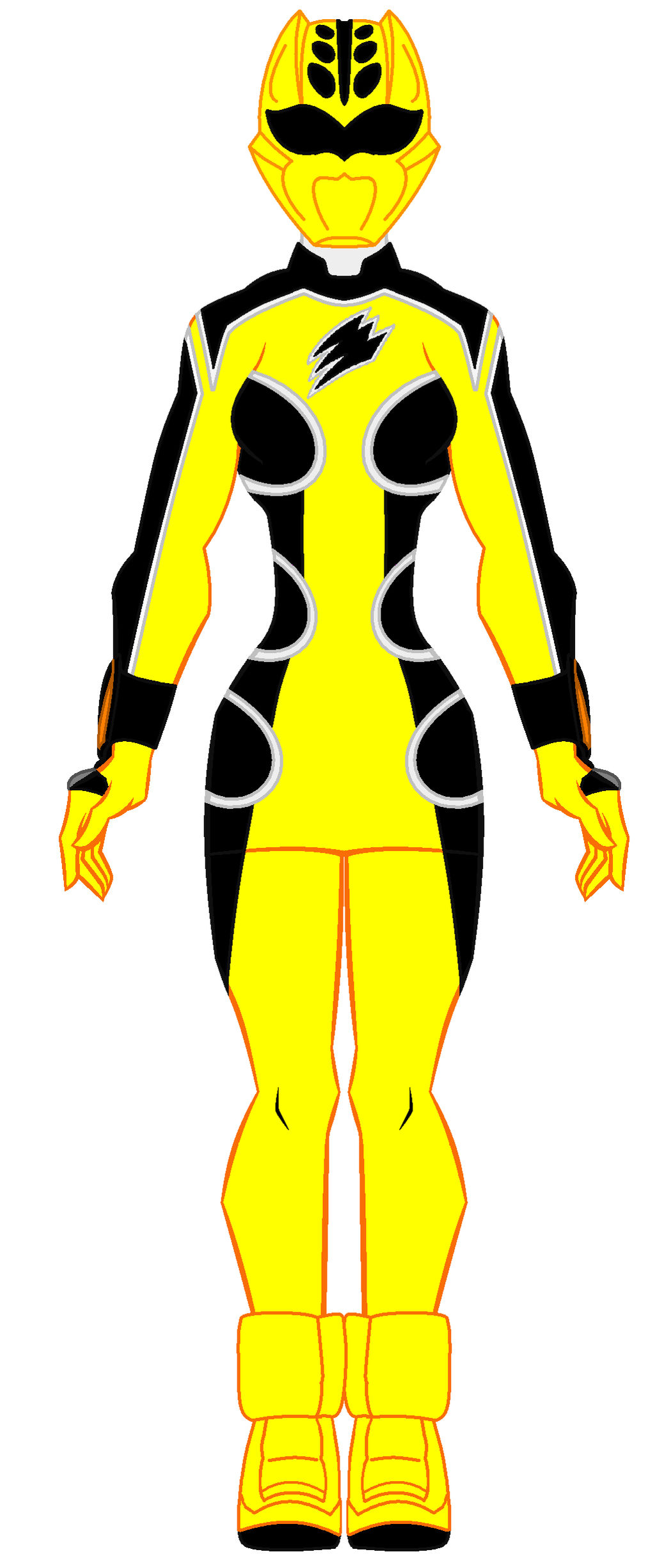 16. Power Rangers Jungle Fury Yellow Ranger by PowerRangersWorld999