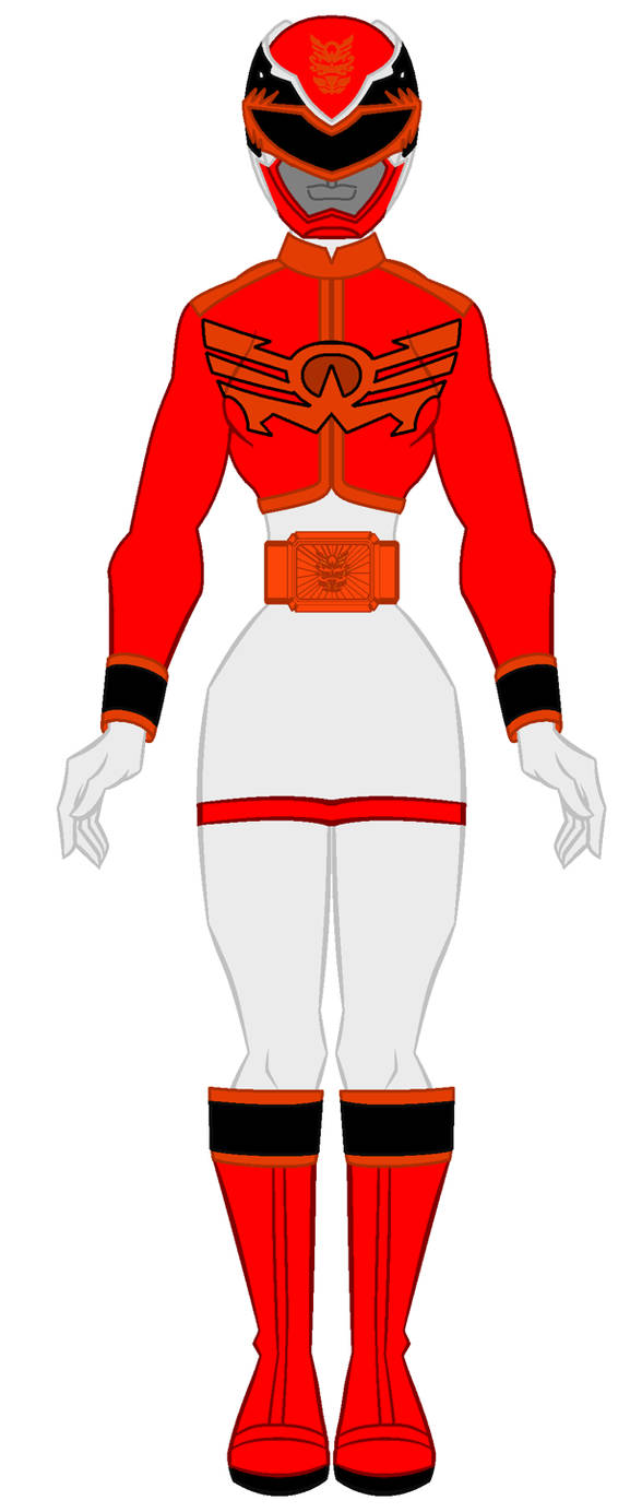 19. Power Rangers Mega Force - Red Ranger Girl by PowerRangersWorld999 ...