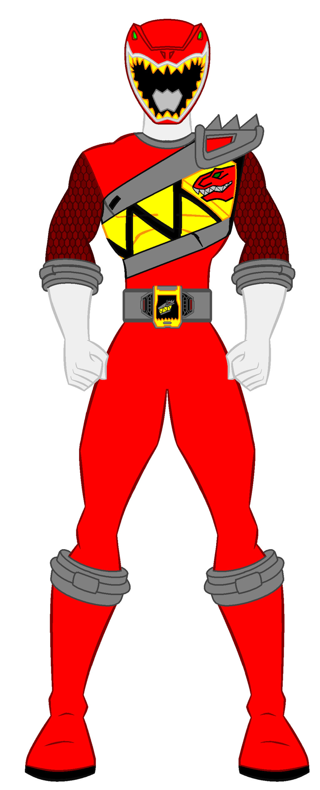 21. Power Rangers Dino Charge Red Ranger by PowerRangersWorld999 on