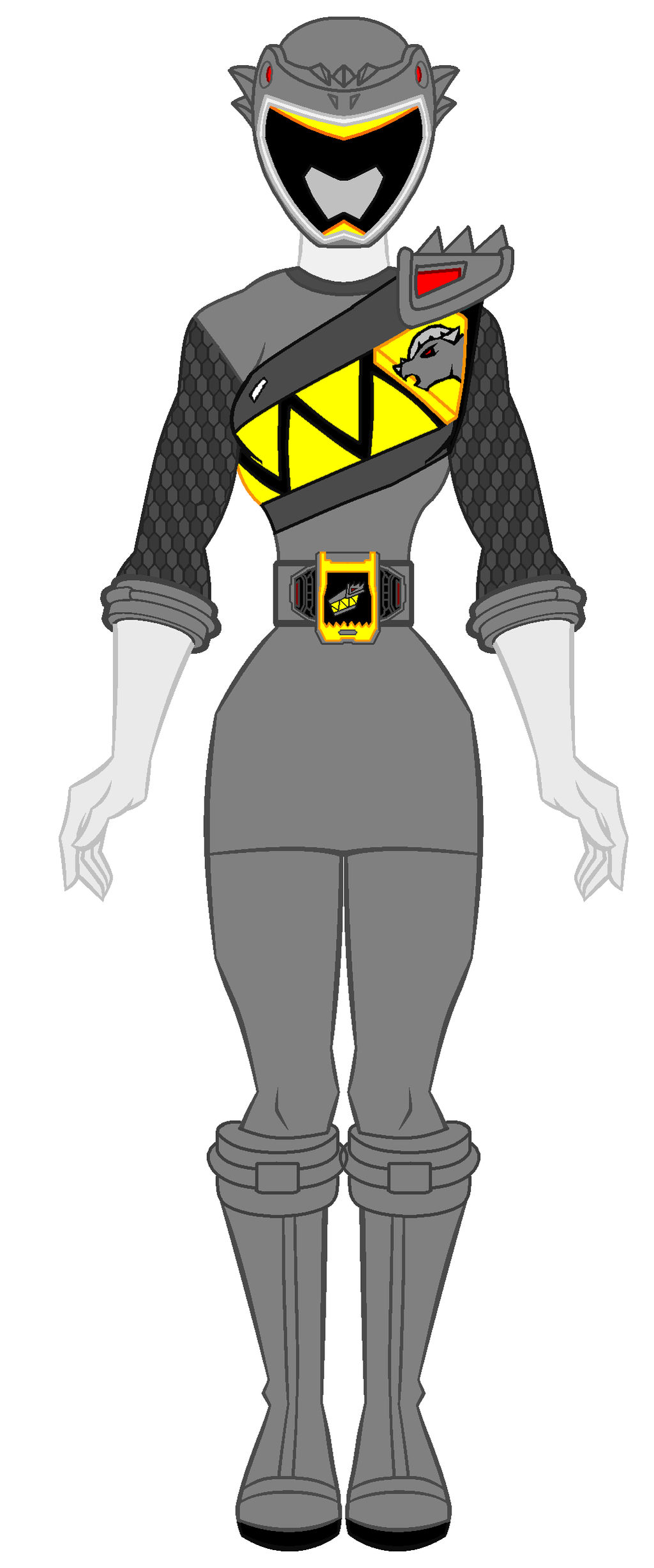 21. Power Rangers Dino Charge - Grey Ranger Girl by ...