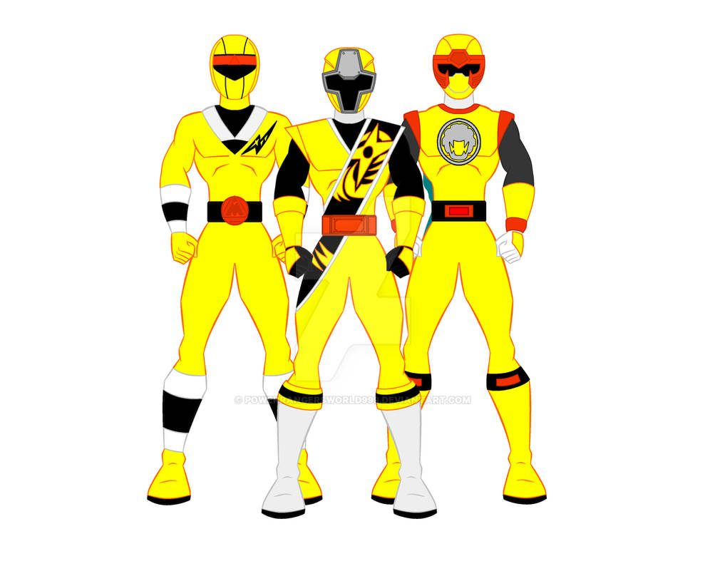 Team Yellow Ninja by PowerRangersWorld999 on DeviantArt