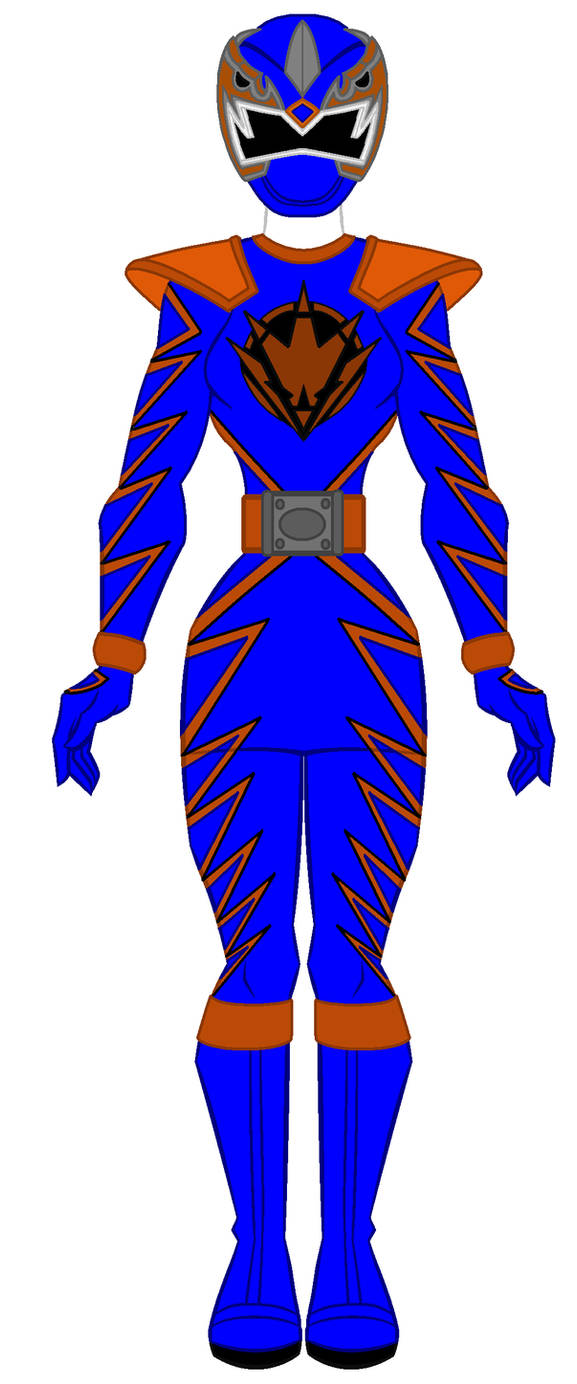 Power Rangers Dino Thunder - Triassic Blue Girl by PowerRangersWorld999 ...