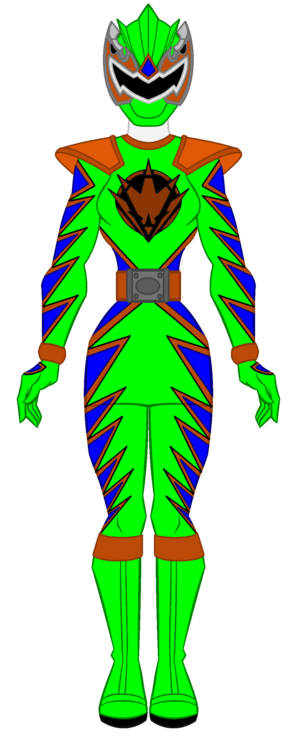 Power Rangers Dino Thunder - Triassic Green by PowerRangersWorld999 on ...