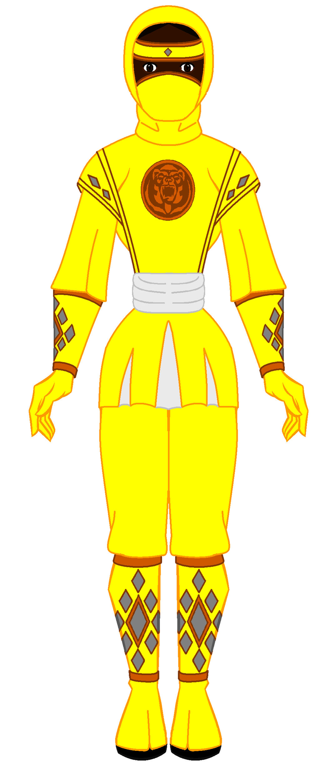 MMPR - Yellow Ninjetti by PowerRangersWorld999 on DeviantArt