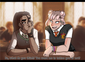 [HP OC Collab] Ginger and Amelia have a chat!