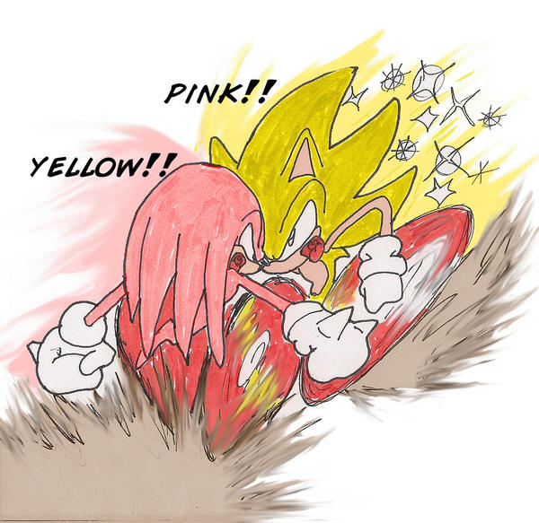 Super Sonic vs Hyper Knuckles #1 - NM+