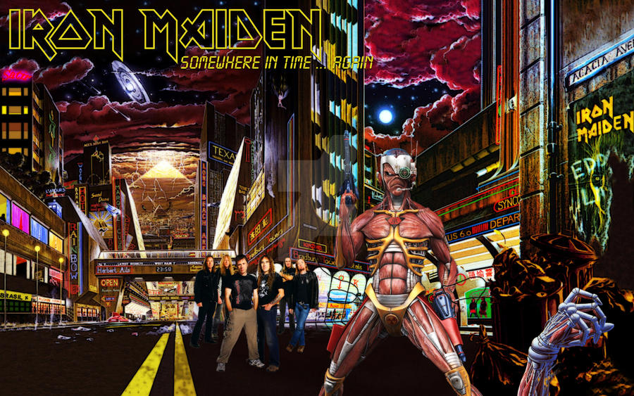 Iron Maiden - Somewhere in time . . . Again by croatian-crusader on DeviantArt