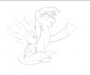 WIP Derpy gives muffin