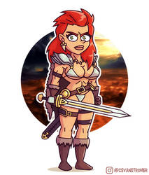 Red Sonja: She-devil with a Sword by cSvanstromer