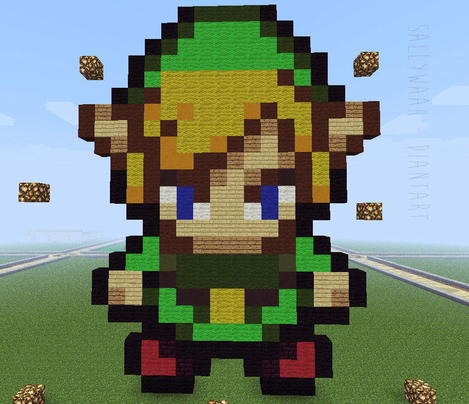 Link ( Legend of Zelda ) Pixel art by Sallywaah on DeviantArt