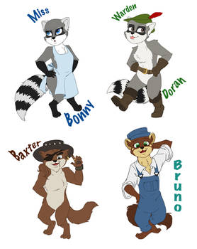 The mom, the warden, the adventurer, the handyman