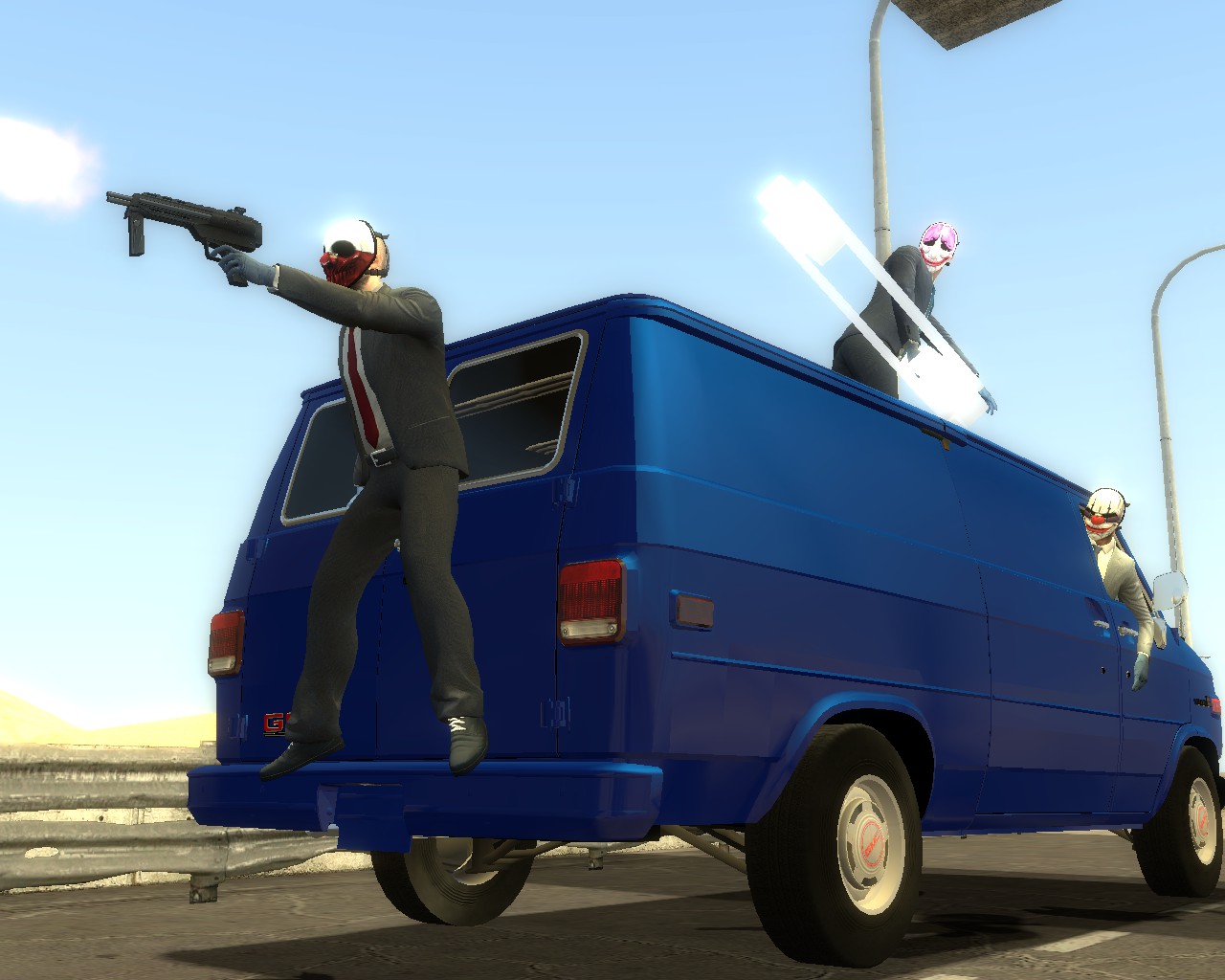 PAYDAY 2 crew escape van livery 