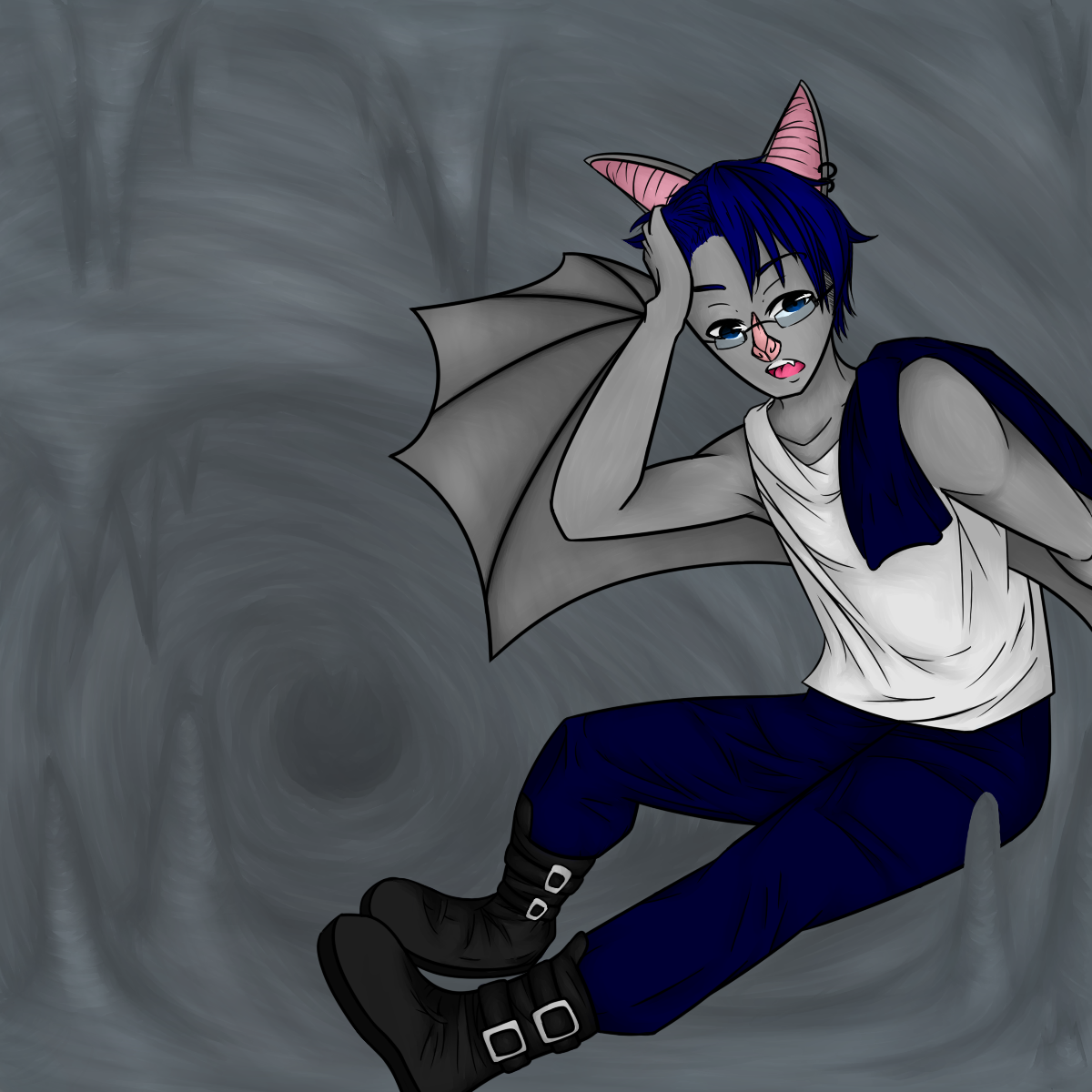 Punk Bat by CherryCake0 on DeviantArt