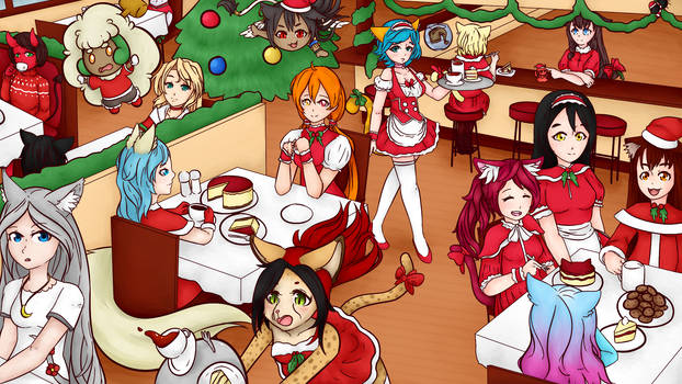 Christmas New Year Cafe