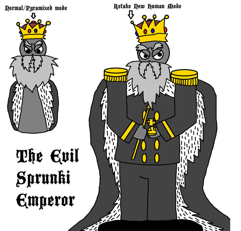 The Evil Sprunki Emperor (Sprunki) by gogogadget3000 on DeviantArt