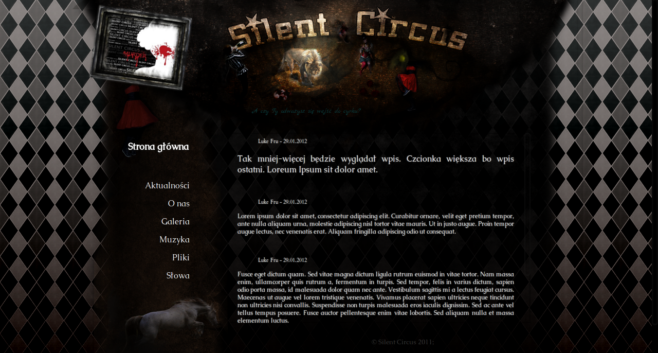 Silent Circus: Page