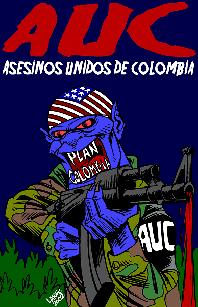 Colombian paramilitary group by latuff on DeviantArt