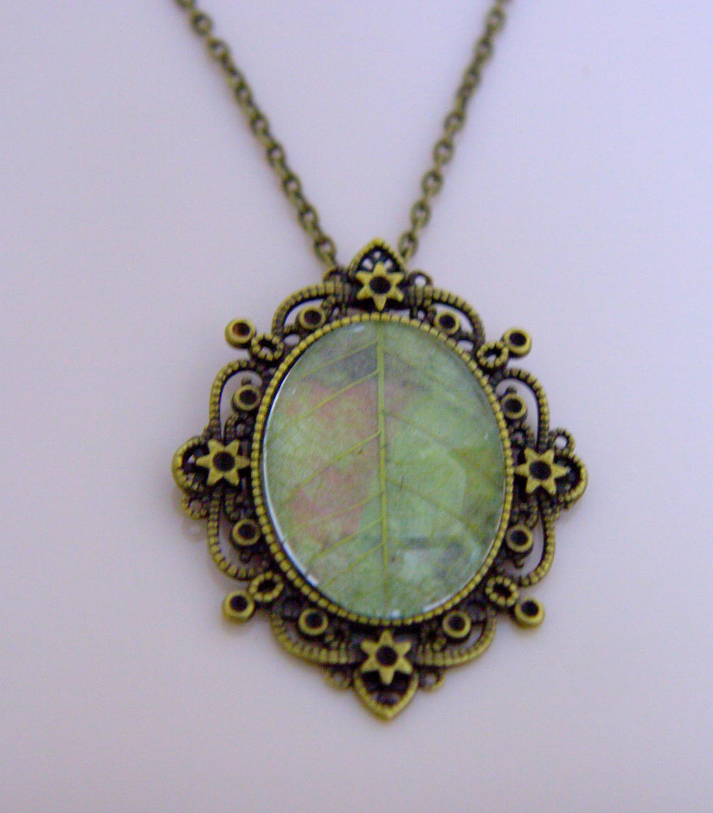 Pressed Leaf Pendant