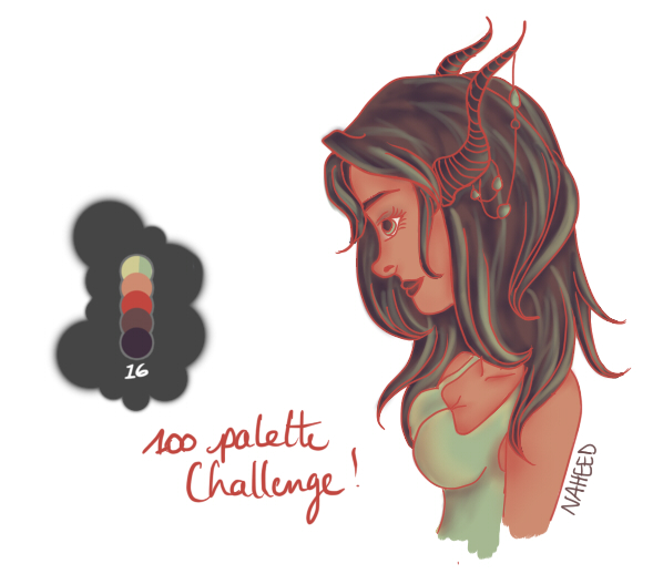 First '100 palette challenge'