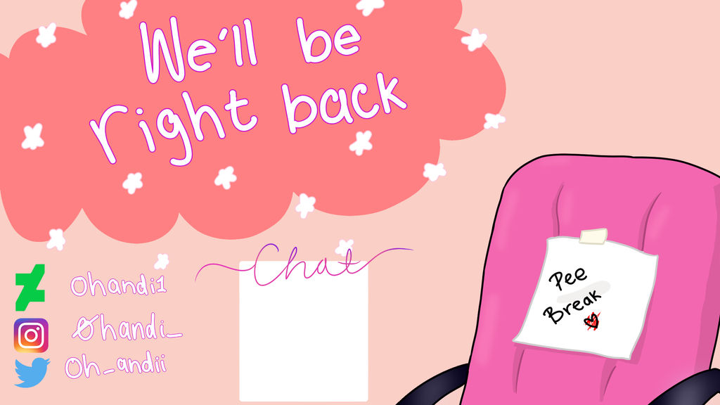 Brb screen by ohand1 on DeviantArt