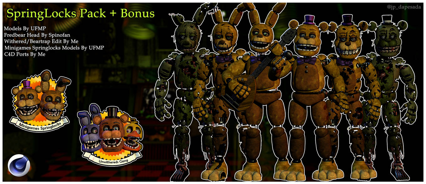 UFMP Springlocks Pack + Bonus Release by Jpartistaoficial on DeviantArt