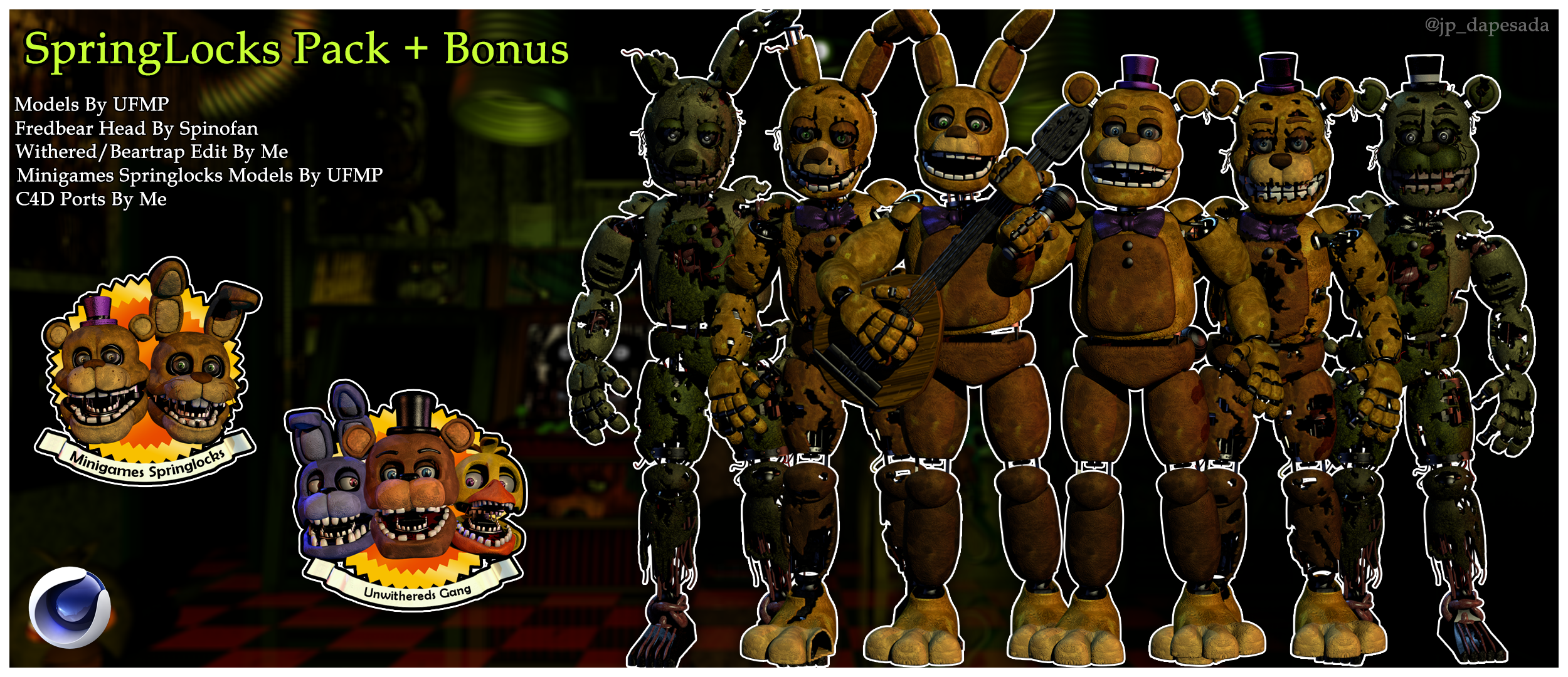 UFMP Springlocks Pack + Bonus Release by Jpartistaoficial on DeviantArt