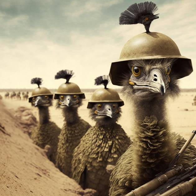 The Great Emu War of 1932 by Spidermauniverse618 on DeviantArt