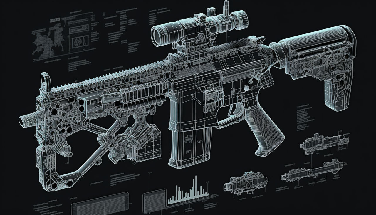 Futuristic Automatic Rifle by DigitalArtwww on DeviantArt