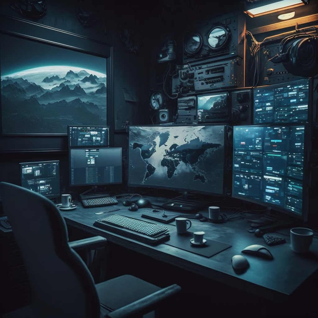 Control Room Post Apocalyptic by DigitalArtwww on DeviantArt