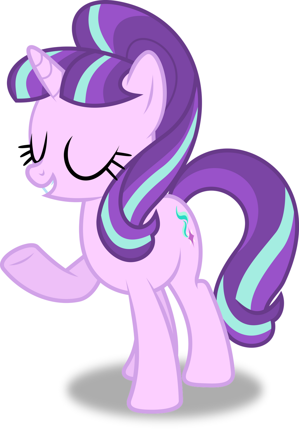 Just a raise of a hoof!