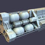 sci-fi cargo barge