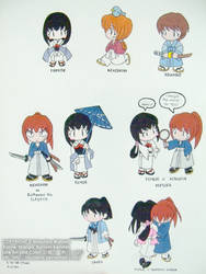 Rurouni Kenshin Chibi-tan Style by ToS2sEnd