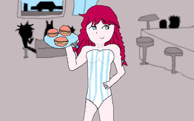Sexy Wendy's girl(colored) by DevonDustin