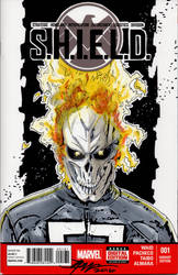 Agents of S.H.I.E.L.D Ghost Rider Sketch Cover