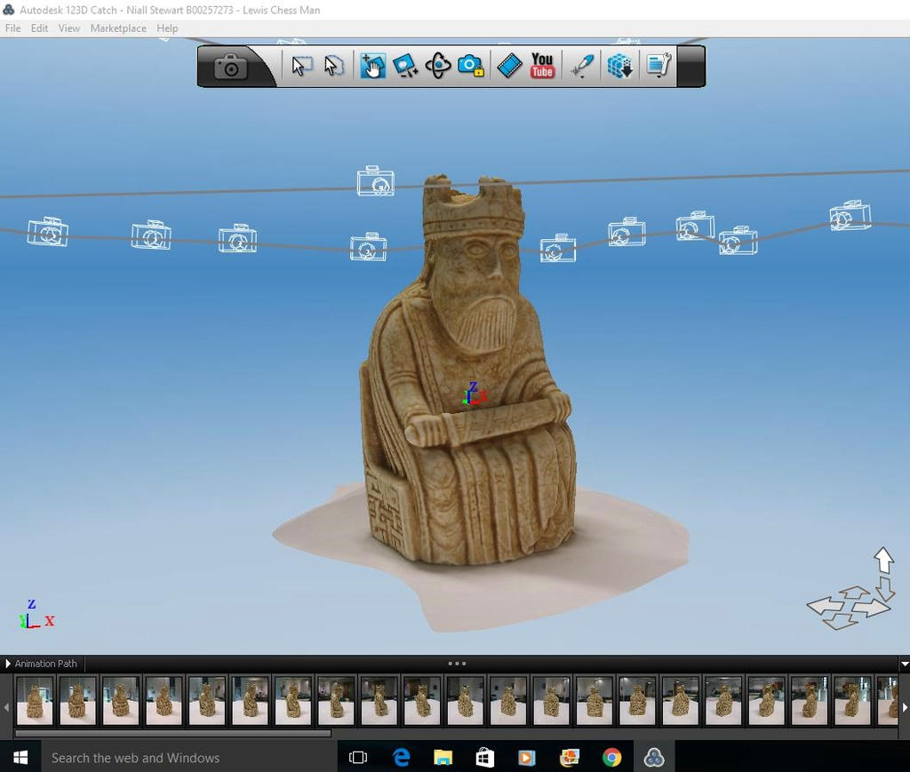 Lewis Chess Set King - Photogrammetry by YdmykeArt on DeviantArt