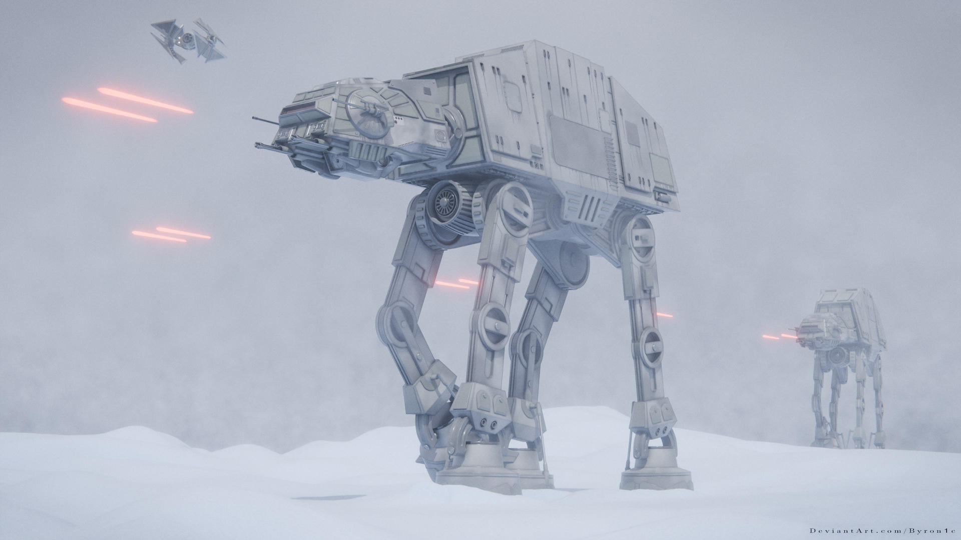 Atat Mech ATAT Attack by Byron1c on DeviantArt