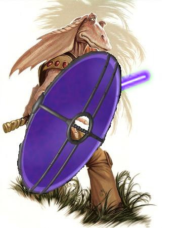 Gungan Jedi by Nagorkev on DeviantArt