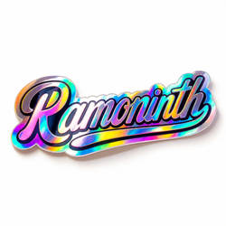 My Main Internet Nickname as a Holographic Sticker