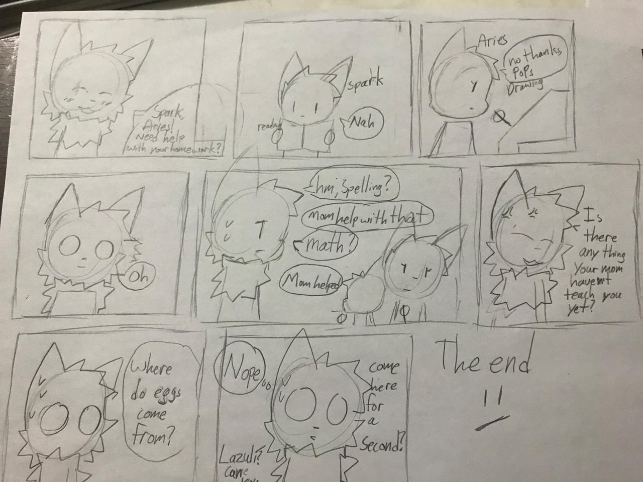 Extra Lessons Comic Mult Comic practice by TOONBLUE123 on DeviantArt