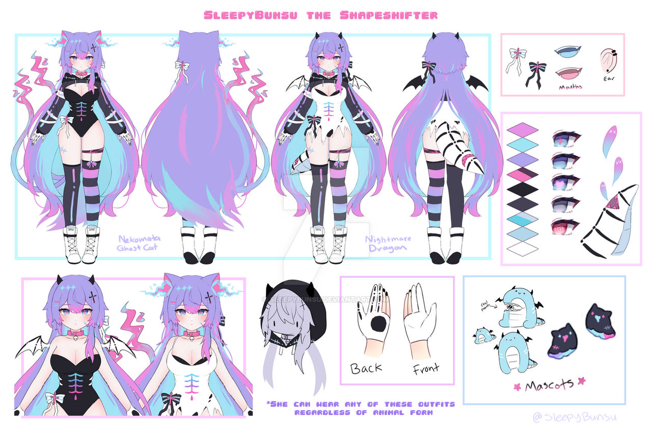 SleepyBunsu Ref Sheet by SleepyBunsu on DeviantArt