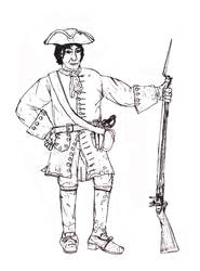 Soldier the early 18th Century