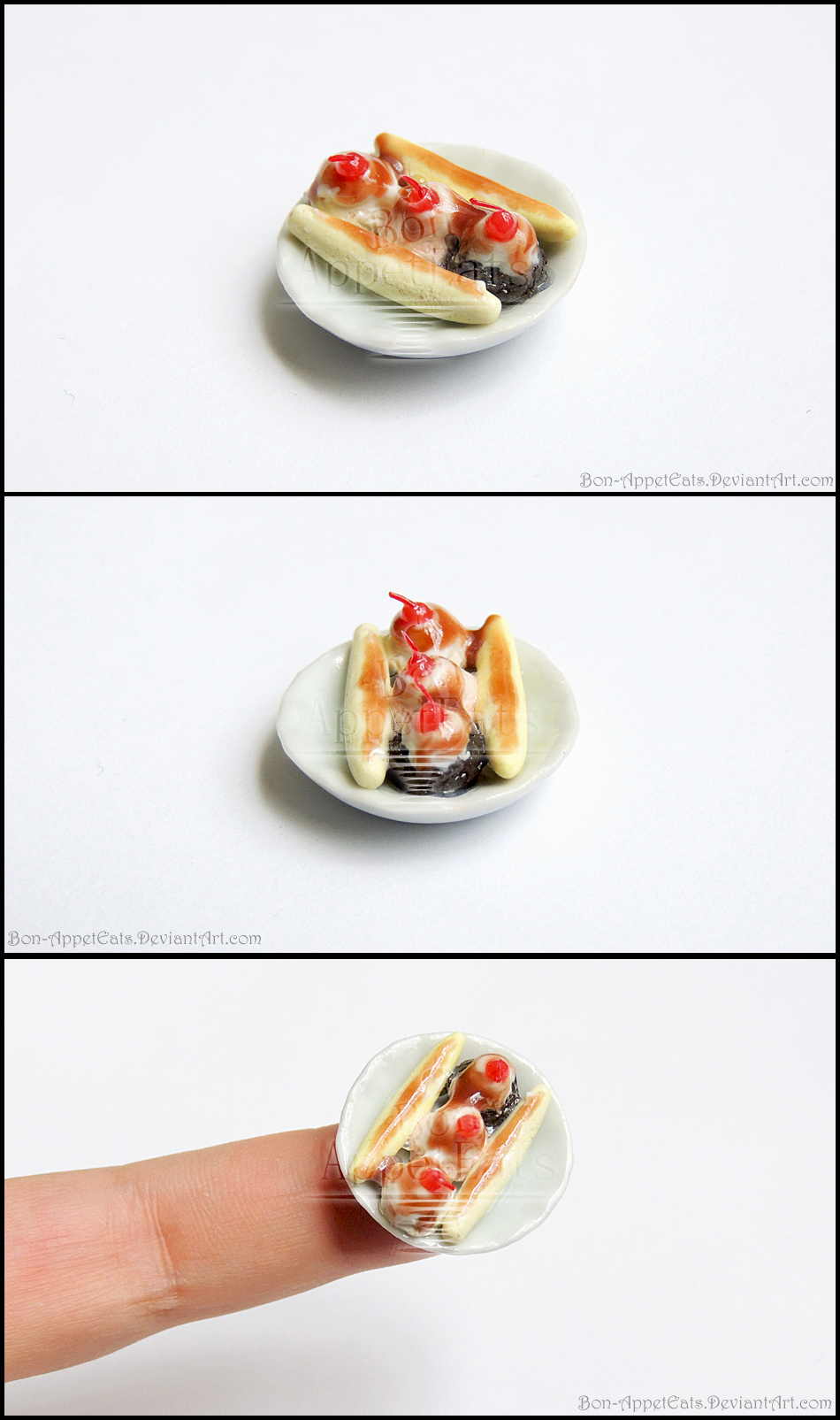 Miniature Banana Split