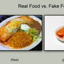 Real vs Fake - Burrito Plate