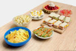 Miniature Summer Picnic by PepperTreeArt