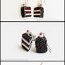 Commission - Custom Portal Cake Earrings