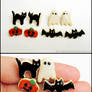 Sugar Cookie Halloween Post Earrings