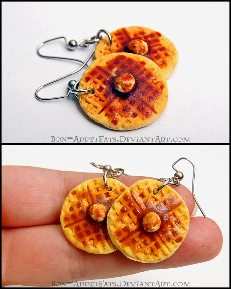 Waffle Earrings