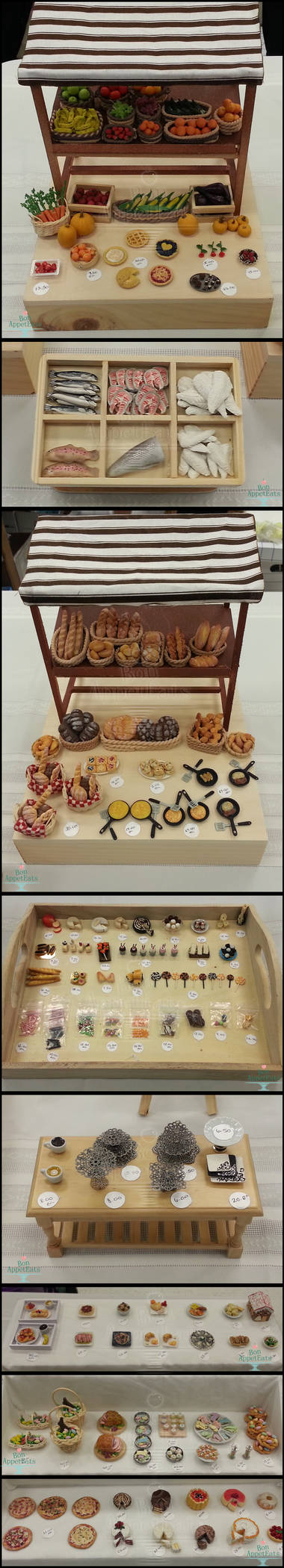 Miniature Show Table Details by PepperTreeArt on DeviantArt