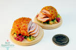 1:12 Easter Hams by PepperTreeArt
