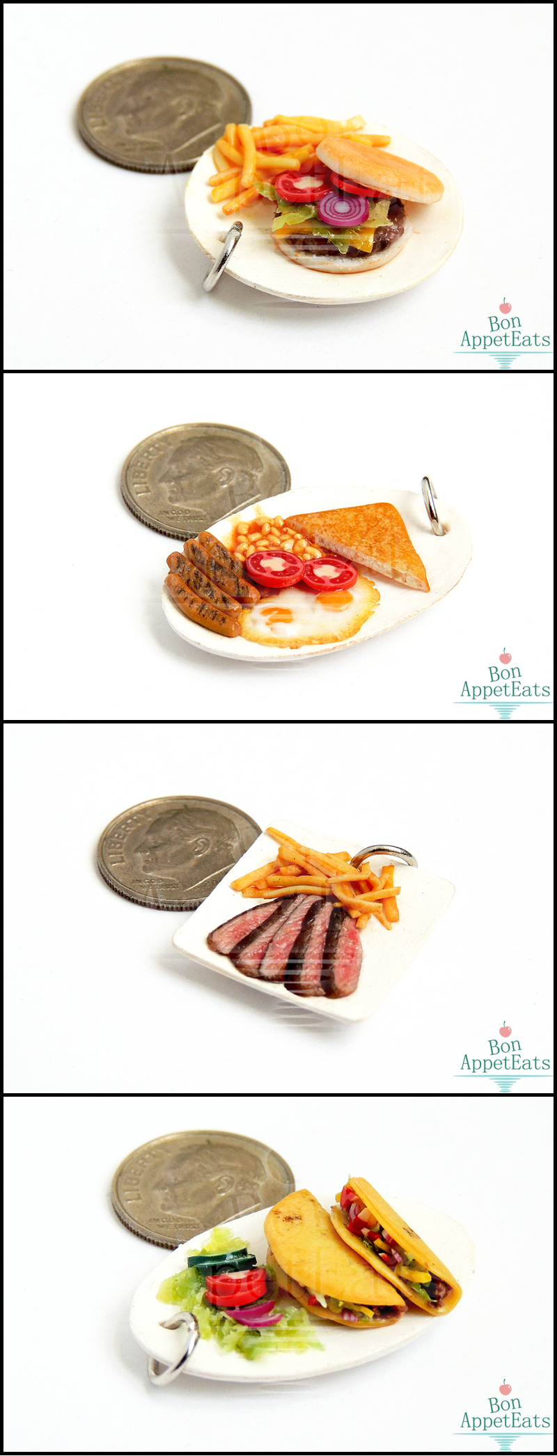 Food Charms by PepperTreeArt on DeviantArt